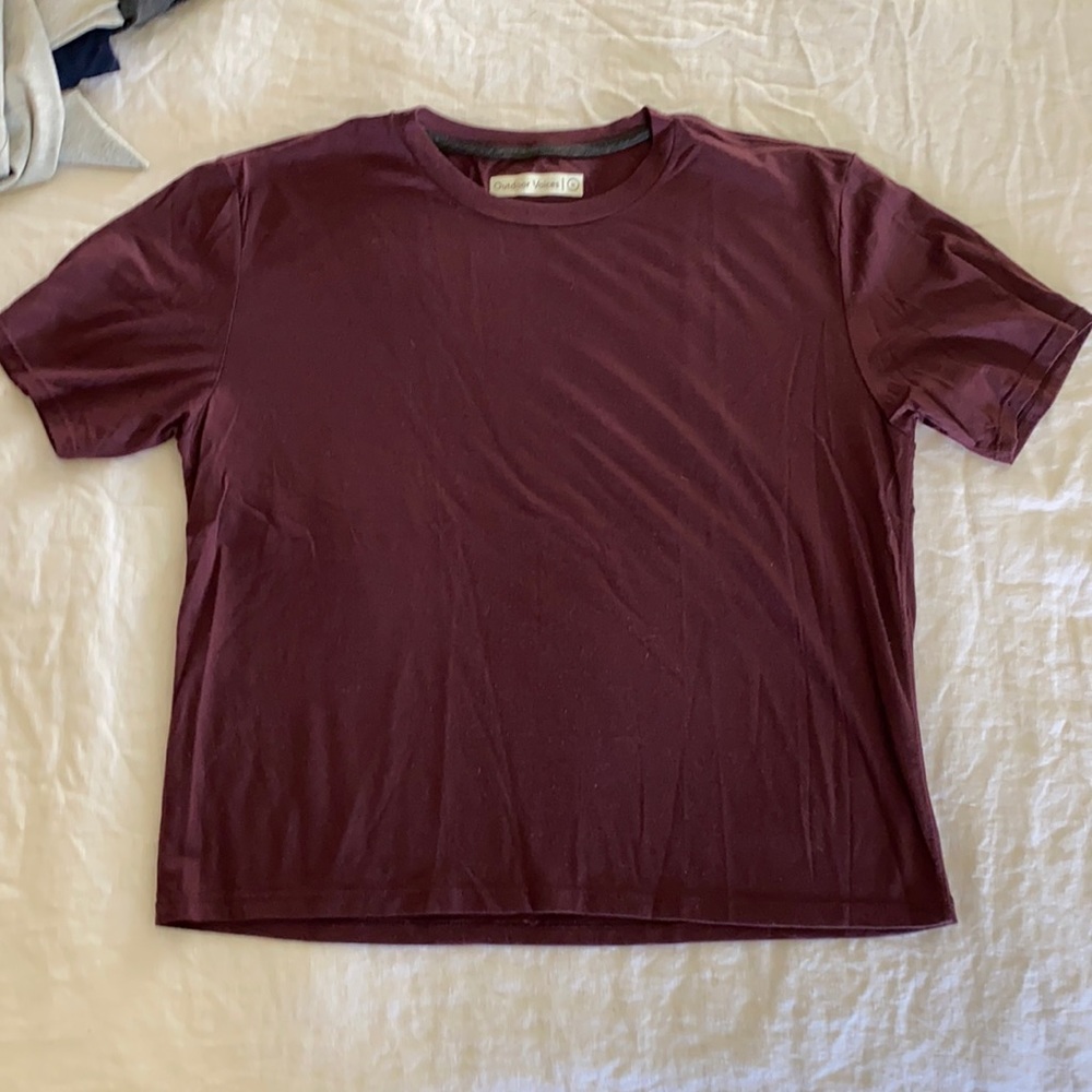 Outdoor voices shortstop merino tee